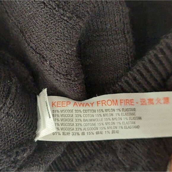 Free People Beach Short and Sweet Mini Dress Size M Black Ribbed Knit Button NEW - Picture 9 of 14